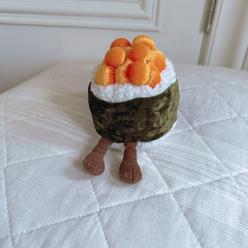 JellyCat Silly Sushi Maki Roll Plush Stuffed Toy - RARE & DISCONTINUED